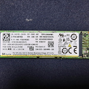 SK하이닉스 PC801 512GB M.2 NVMe