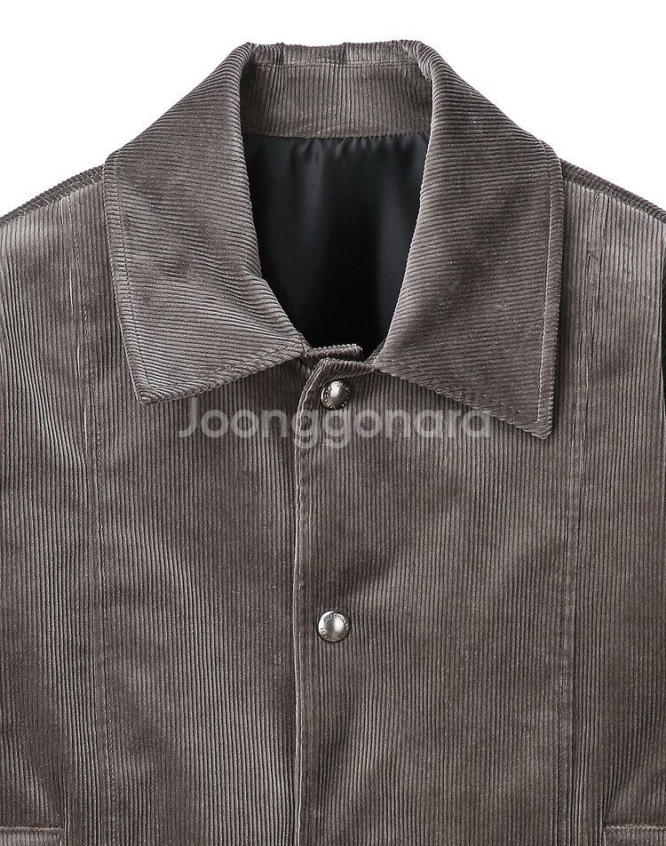 질스튜어트뉴욕 세미오버 코듀로이 셔츠 자켓 S--2