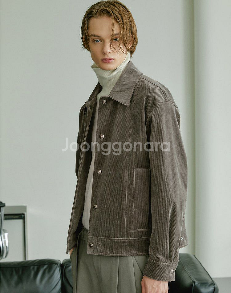 질스튜어트뉴욕 세미오버 코듀로이 셔츠 자켓 S--5