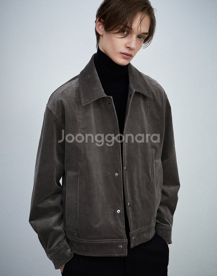 질스튜어트뉴욕 세미오버 코듀로이 셔츠 자켓 S--4