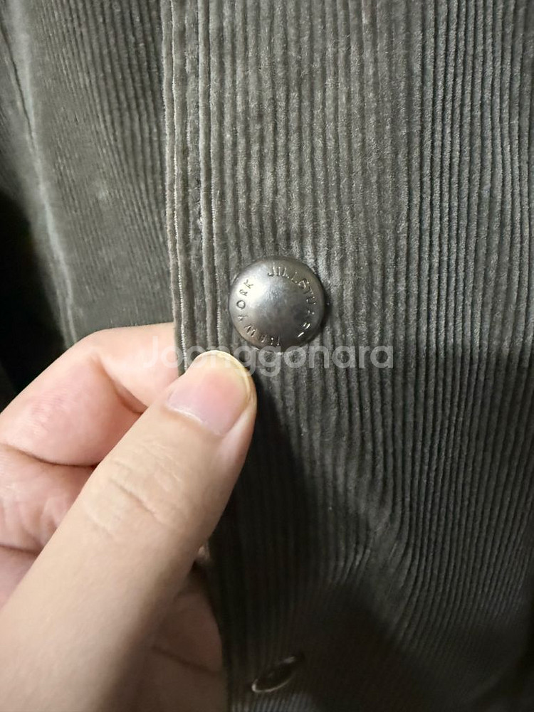 질스튜어트뉴욕 세미오버 코듀로이 셔츠 자켓 S--8