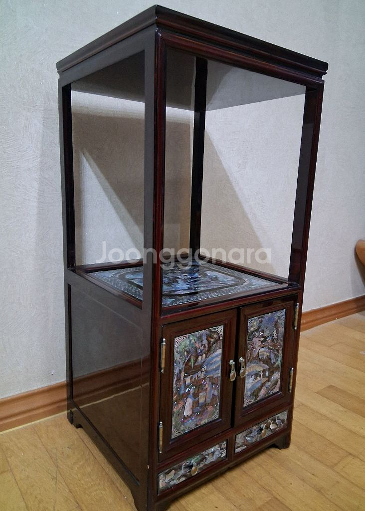 자개장식장 자개사방탁자--5