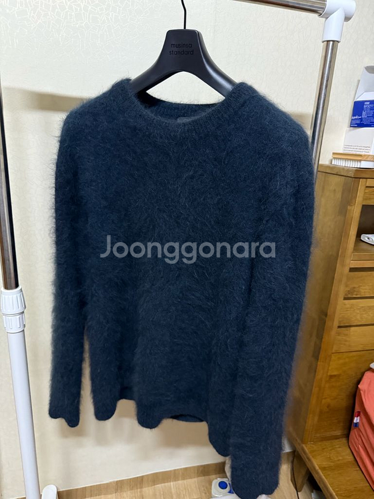 질스튜어트 앙고라 니트 다크그린 M--0