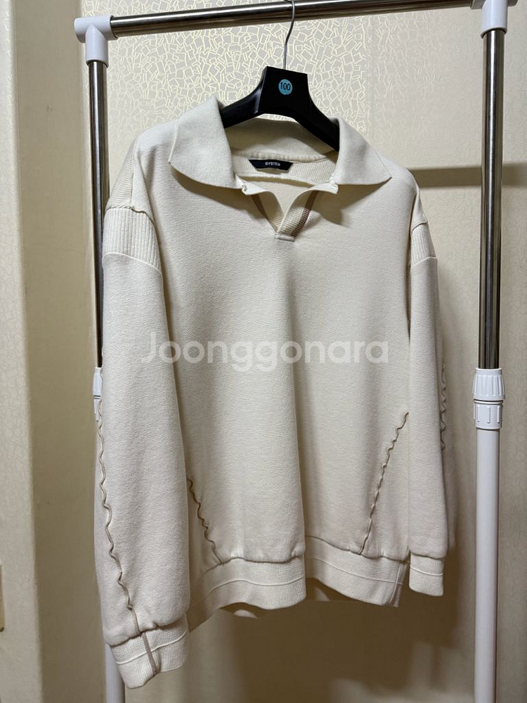 시스템옴므 헨리넥 니트 100--0