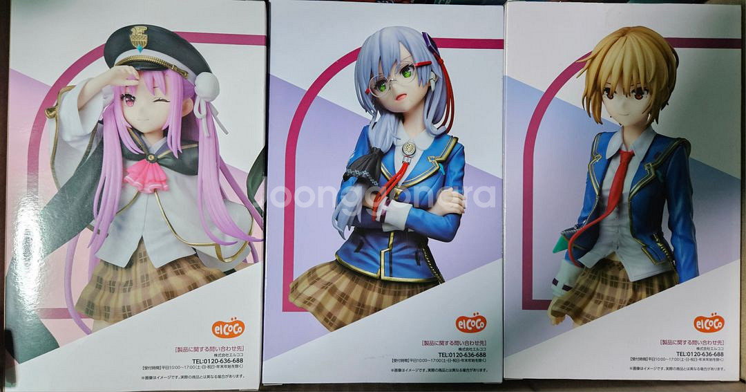 타마,카야모리루카,이즈미유키 헤븐번즈레드 피규어--4