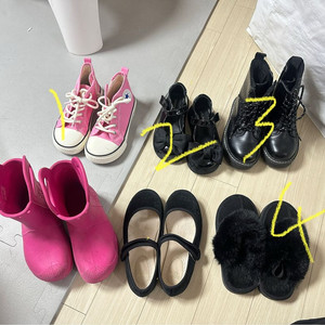 5-6살 여아 구두/ 보세 신발일괄 +두켤레는 서비스
