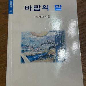 바람의 말 - 김경자
