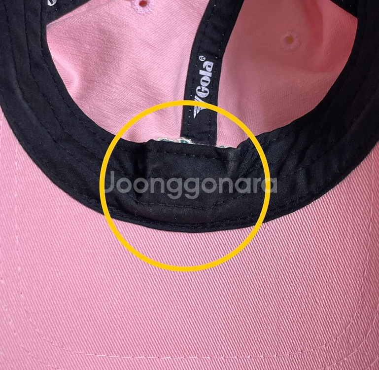 골라 볼캡 모자 핑크 gola 옷장정리 벼룩 판매--1
