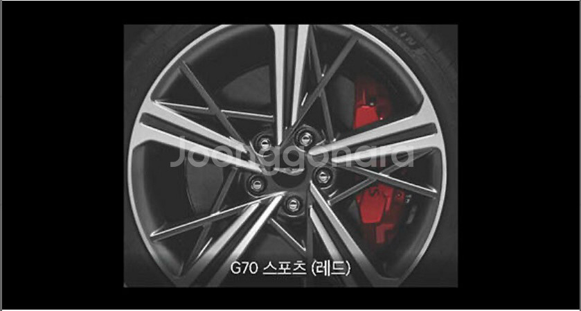 [새제품] 추석맞이 특가! 23년식 G70 스포츠 휠--0