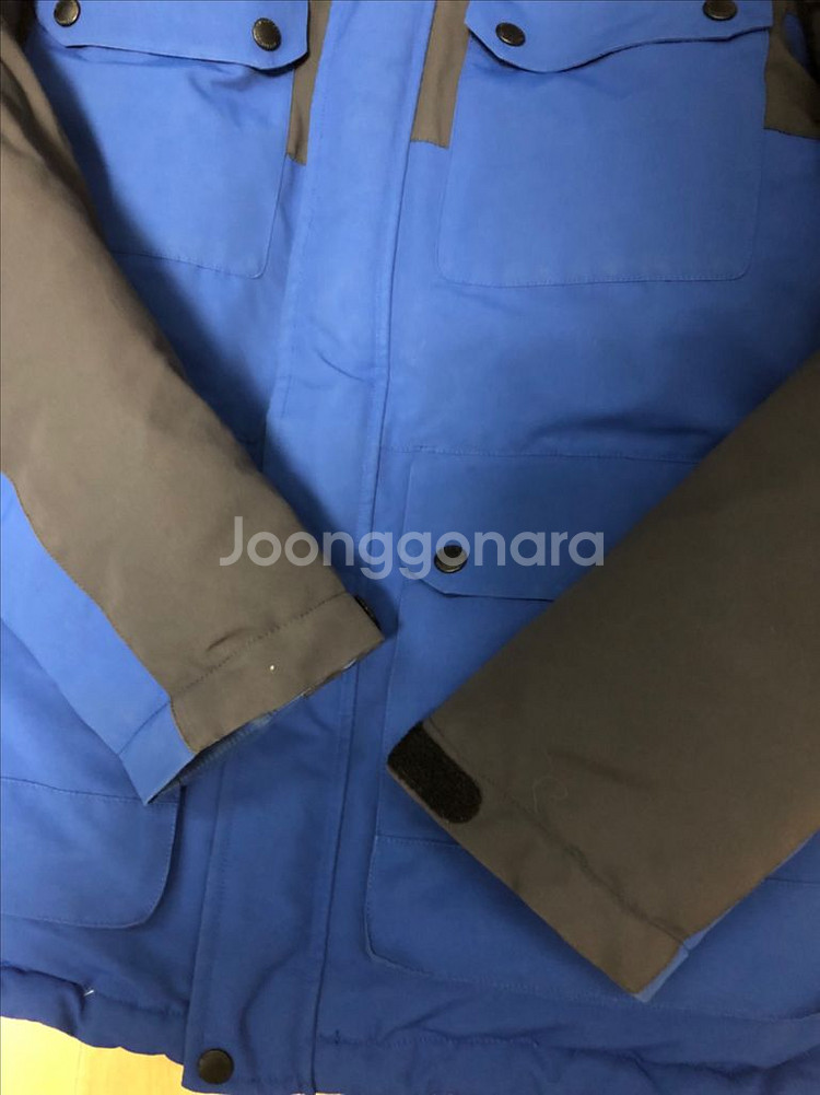 디스커버리 익스페디션 휘슬러 덕다운 블루블랙 패딩 95--5