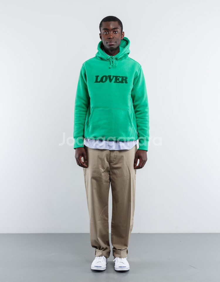 [XL] 비앙카샹동 LOVER 후드티 후디 그린--0
