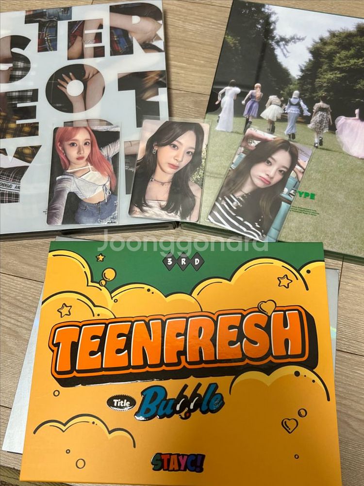스테이씨 앨범 세은위주 틴프레시 위드뮤 미공포 포카--0