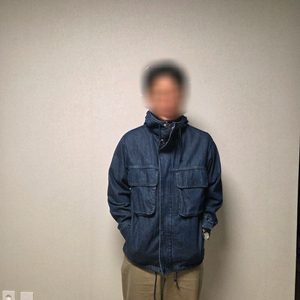 GU 데님 후드 자켓 M