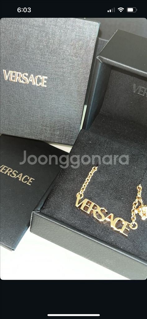 versace 베르사체 목걸이--4