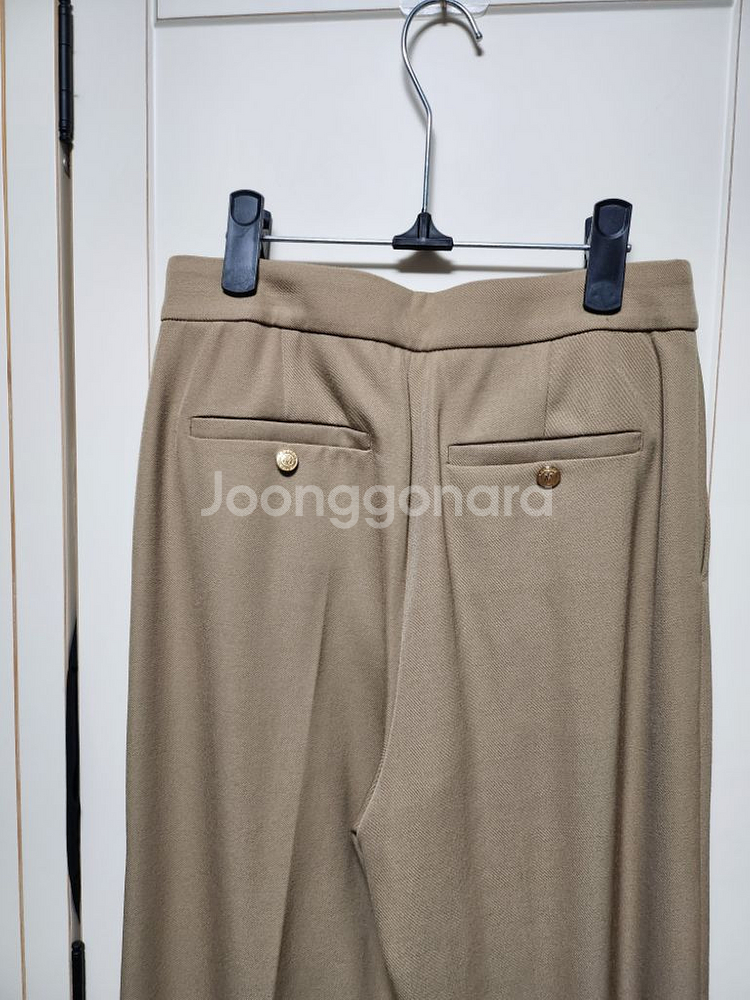 마인 울 핀턱 와이드 팬츠--4