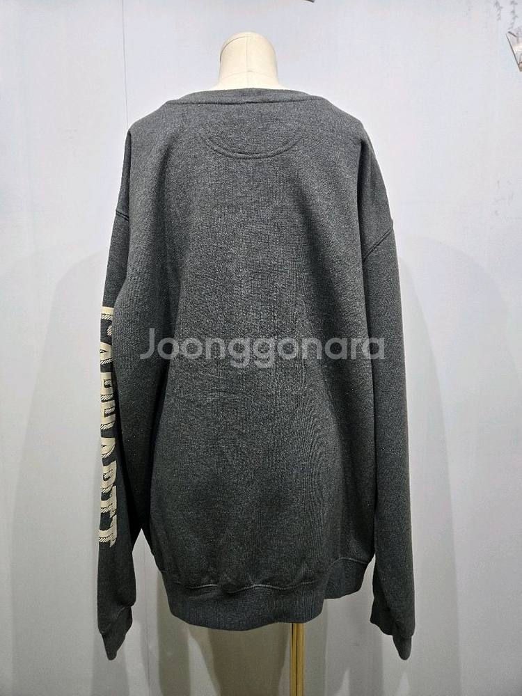칼하트 회색 무지 맨투맨 티셔츠--1