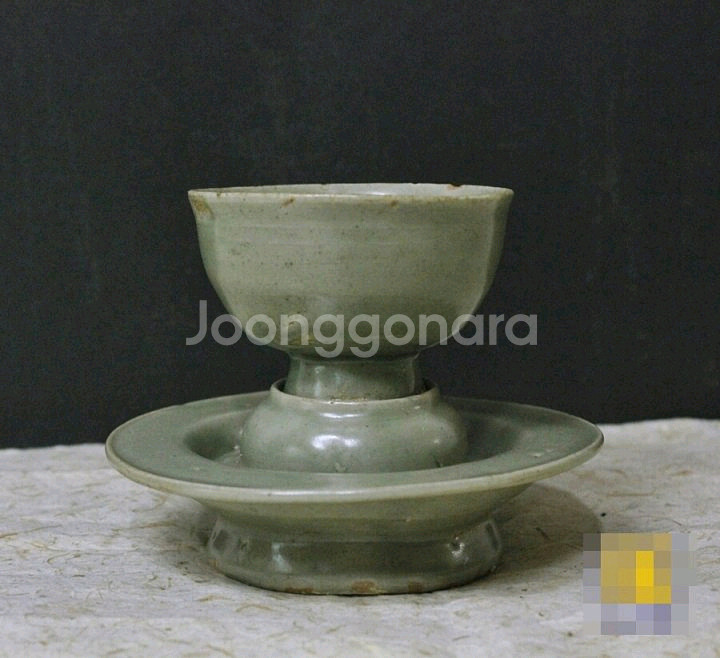 고려 청자 소문 탁잔--0