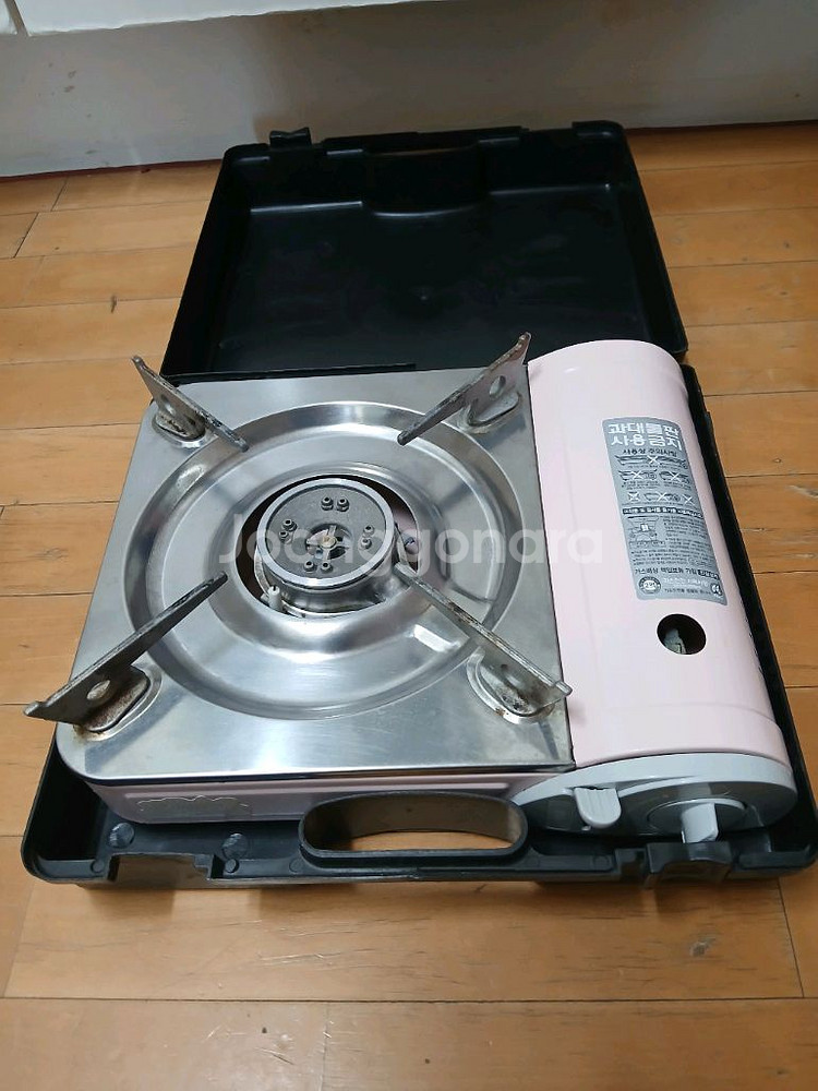 썬터치 핑크블로썸 가스레인지--1