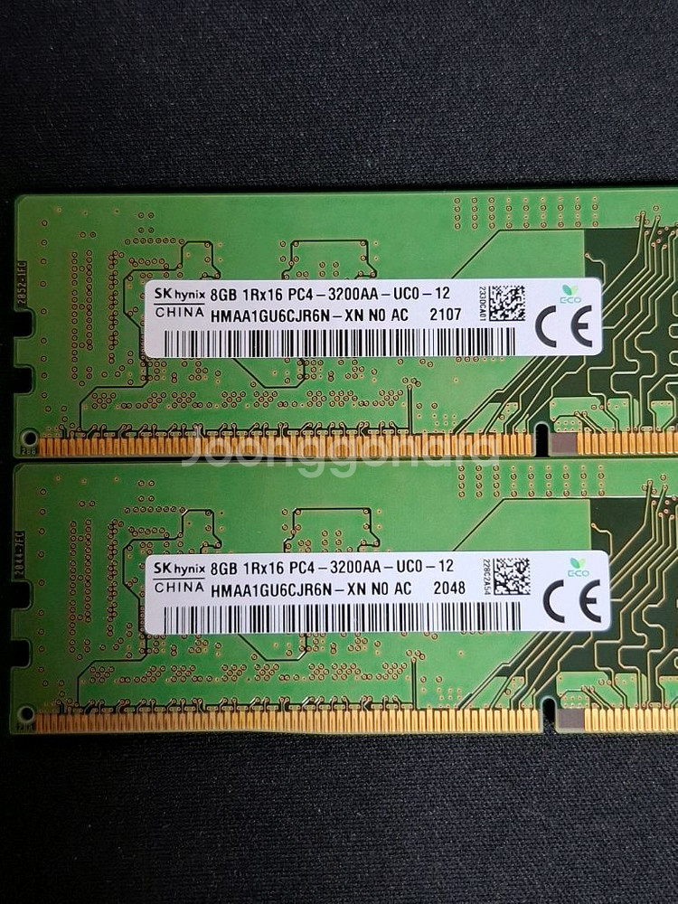 하이닉스 DDR4 3200AA 16GB(8GB두개)--1