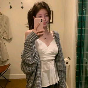 (새상품더위시리즈leeds체크셔츠)아비에무아 릴리코츠