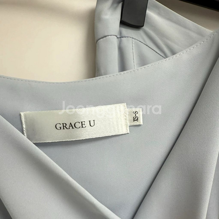 그레이스유 투피스 (블라우스 팬트 세트) 소라색--4