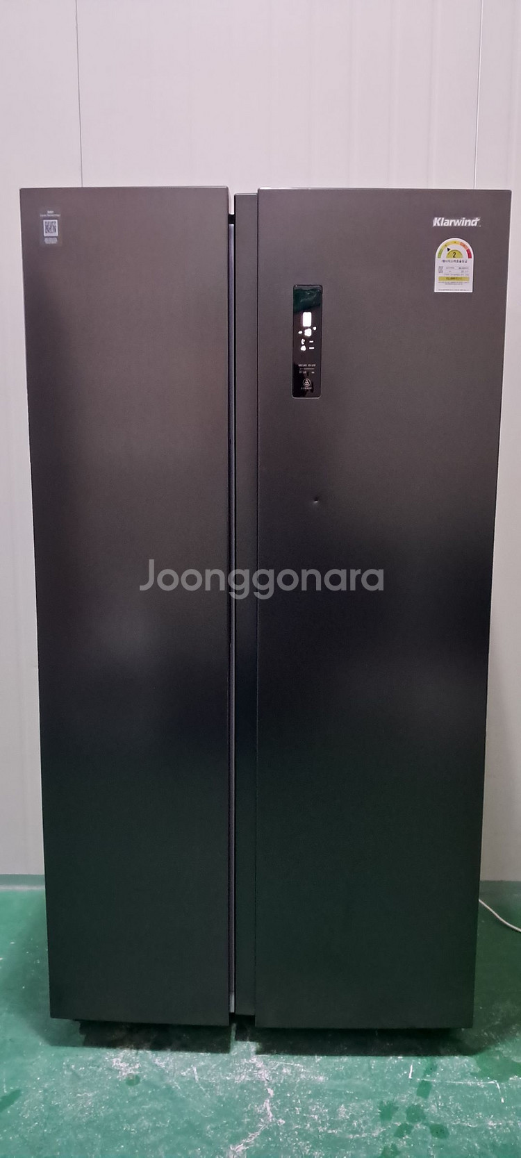 1577 캐리어 570L 양문형냉장고(블랙)--0