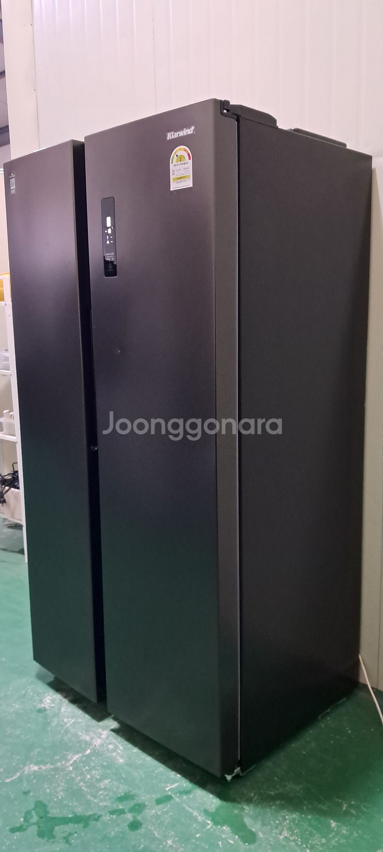 1577 캐리어 570L 양문형냉장고(블랙)--2