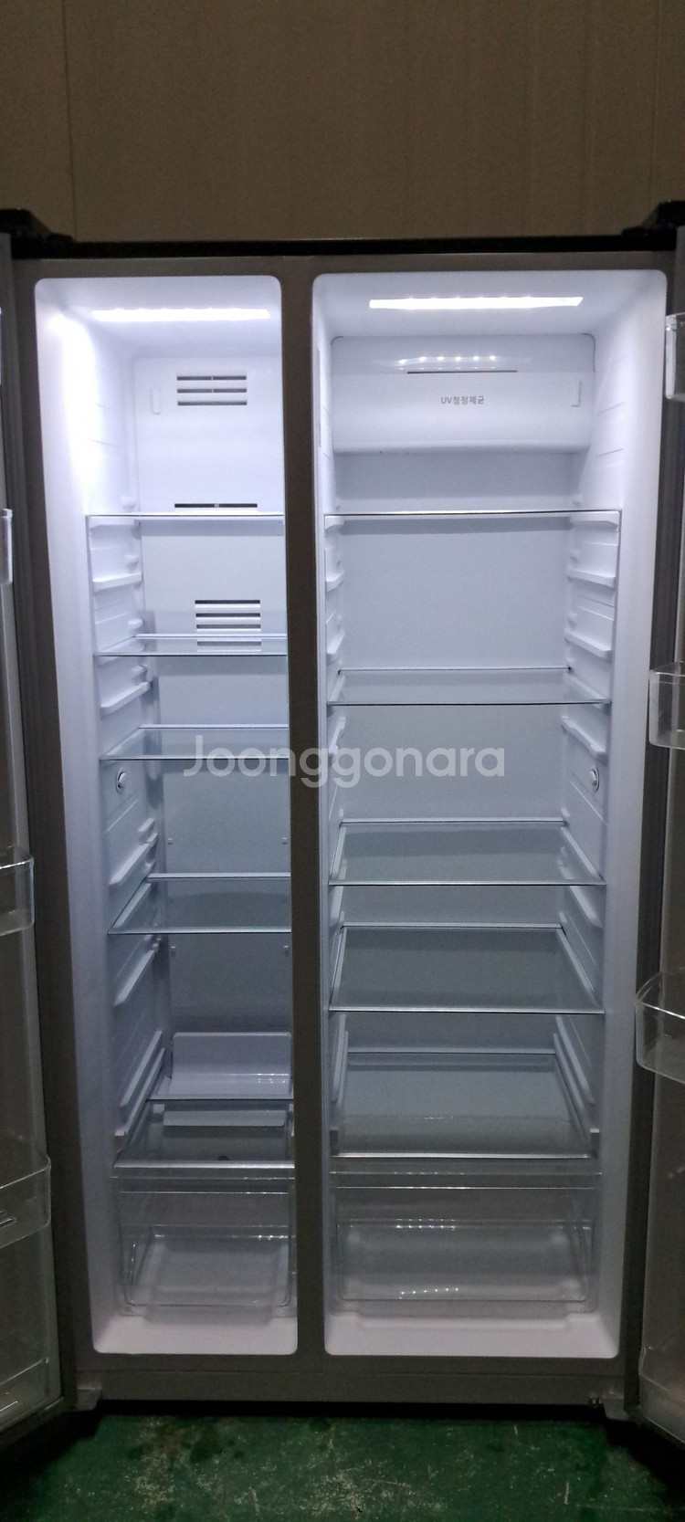 1577 캐리어 570L 양문형냉장고(블랙)--4
