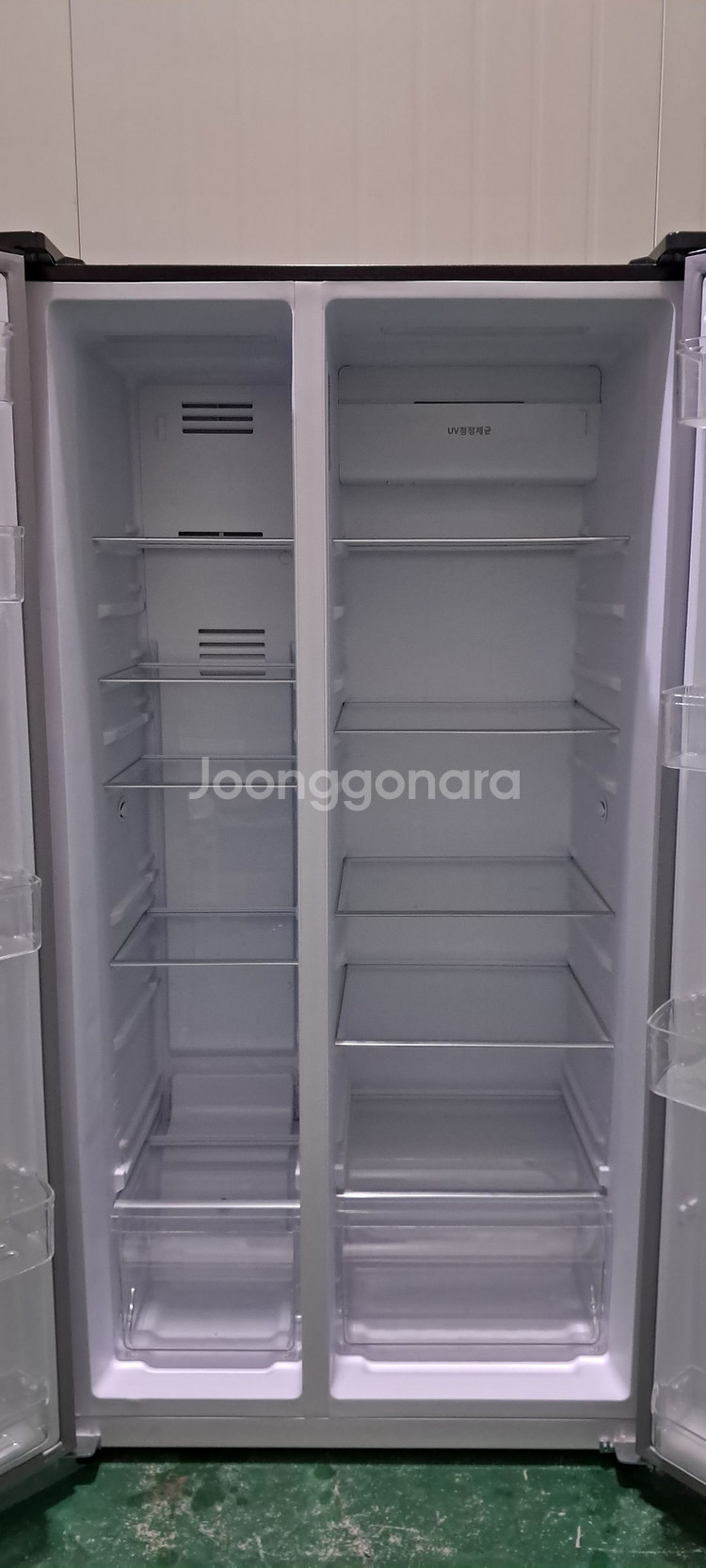1577 캐리어 570L 양문형냉장고(블랙)--5