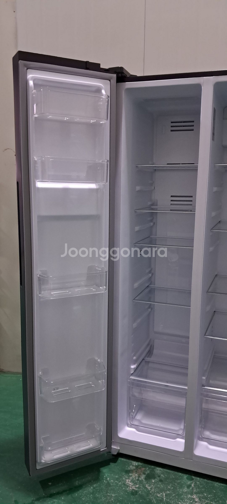 1577 캐리어 570L 양문형냉장고(블랙)--6