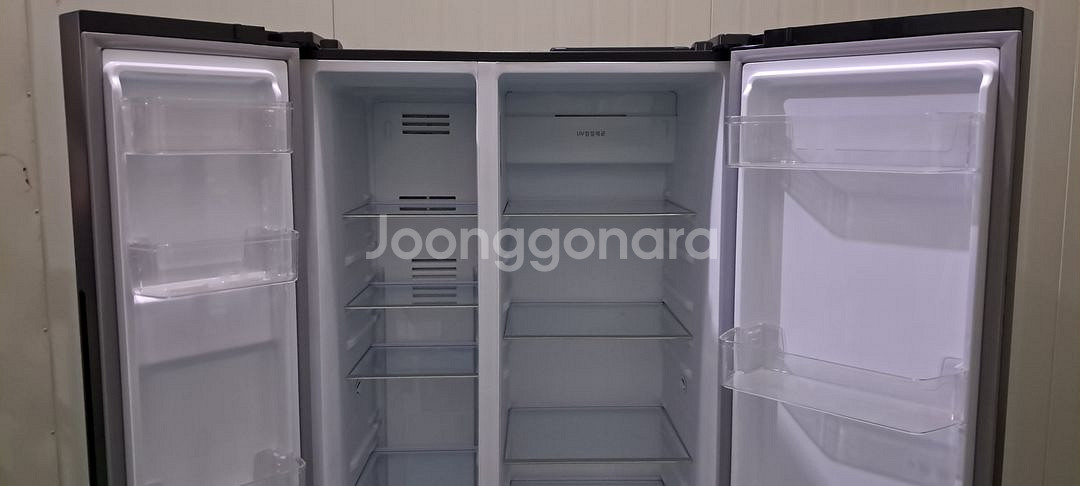 1577 캐리어 570L 양문형냉장고(블랙)--8