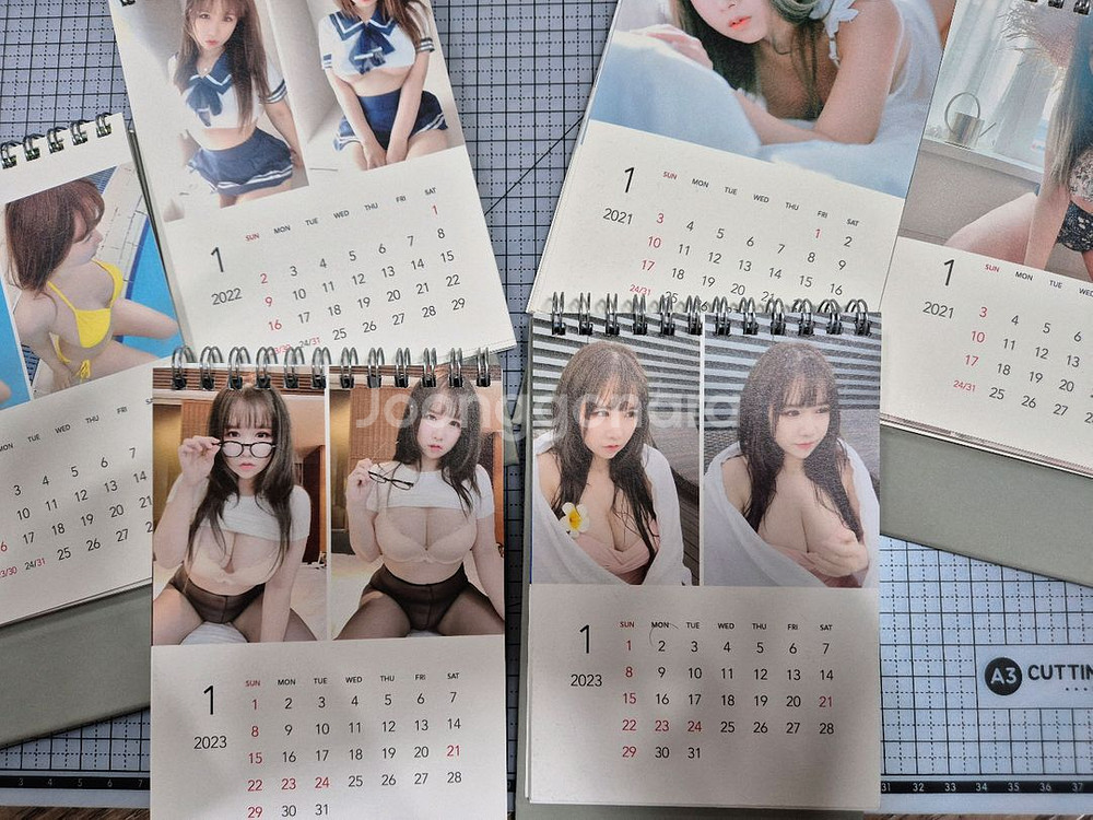 인스타 모델 조미카 탁상달력--0