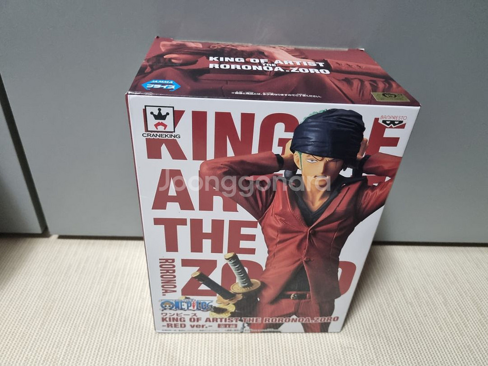 타이토 한정 원피스 킹오브아티스트 조로 피규어--0