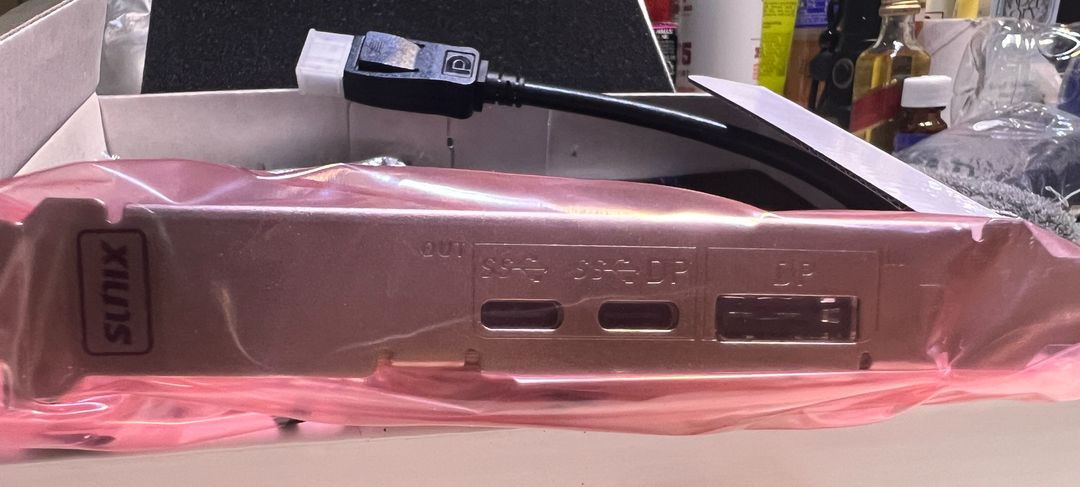 SUNIX USB3.1 DP PCIe 카드 미개봉--1