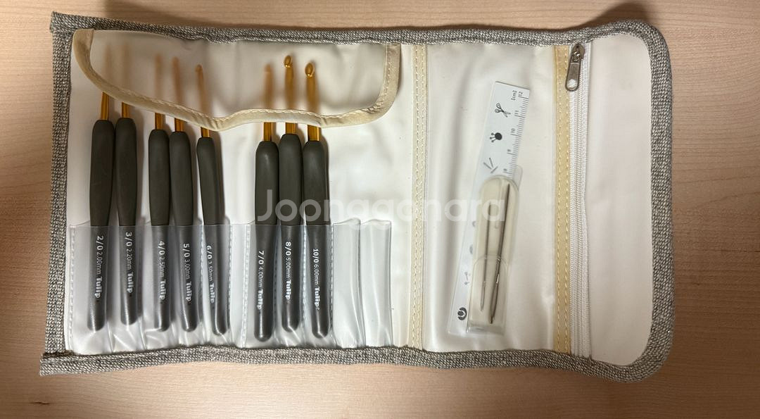 튤립 에티모 그레이 코바늘 세트--1