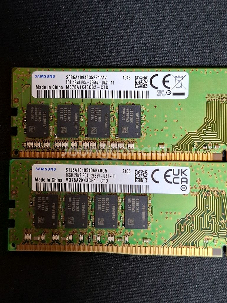 삼성 메모리 DDR4 2666V 32GB(16GB두개)--1