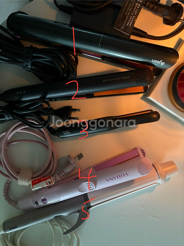 다이슨, 글램팜, 보다나, 유닉스 고데기--0