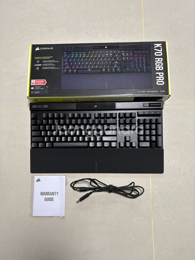 커세어 k70 pro 적축 키보드 (새상품급)--0