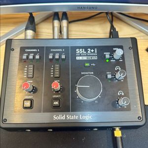 SSL2 + mk2 루프백 오디오 인터페이스