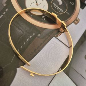 18k 무괌콤비 뱅글 팔찌 (손수공)