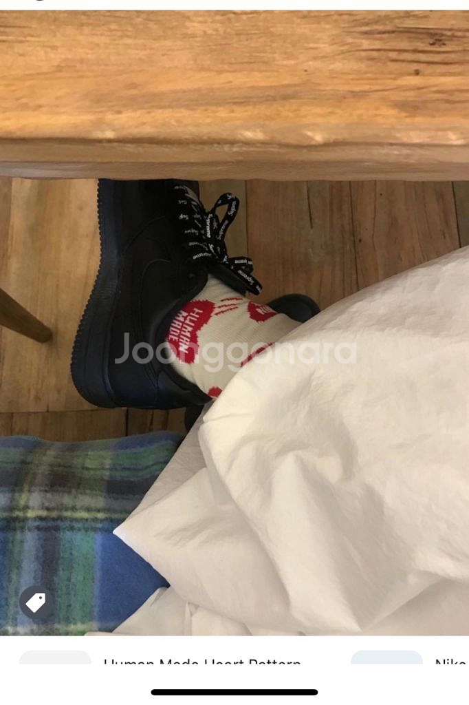 휴먼메이드 하트 롱 삭스 라지사이즈 새상품--4