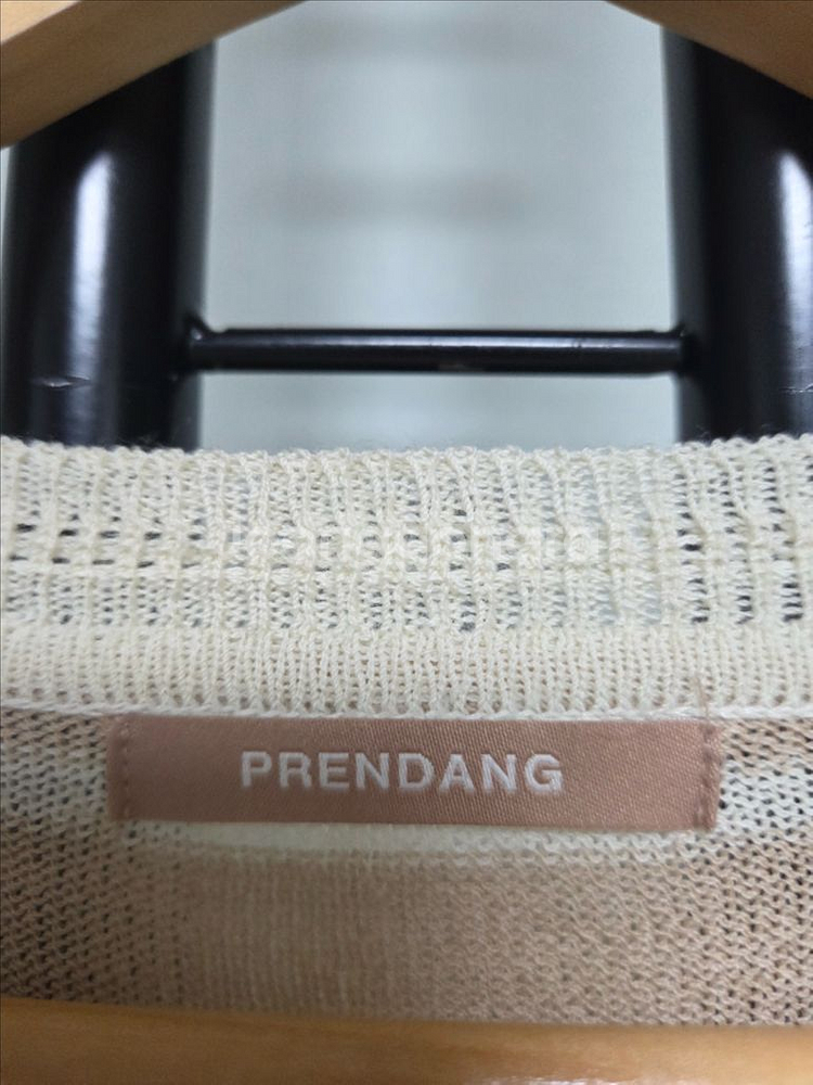 95 쁘렝땅 PRENDANG 울 100% 간절기 니트--1