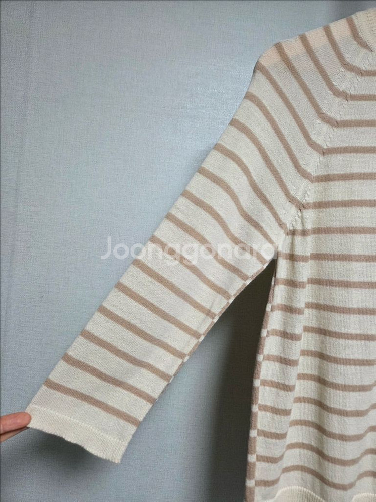 95 쁘렝땅 PRENDANG 울 100% 간절기 니트--4