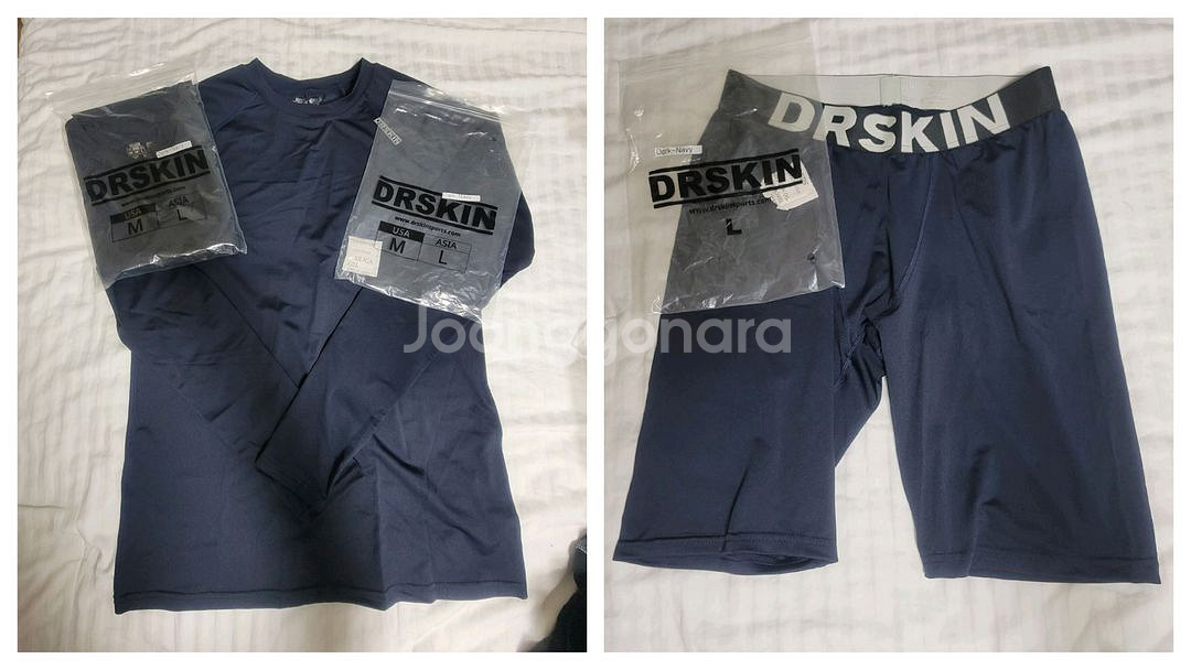 새상품)DRSKIN 닥터스킨 (태클팬츠,라운드긴팔)--0