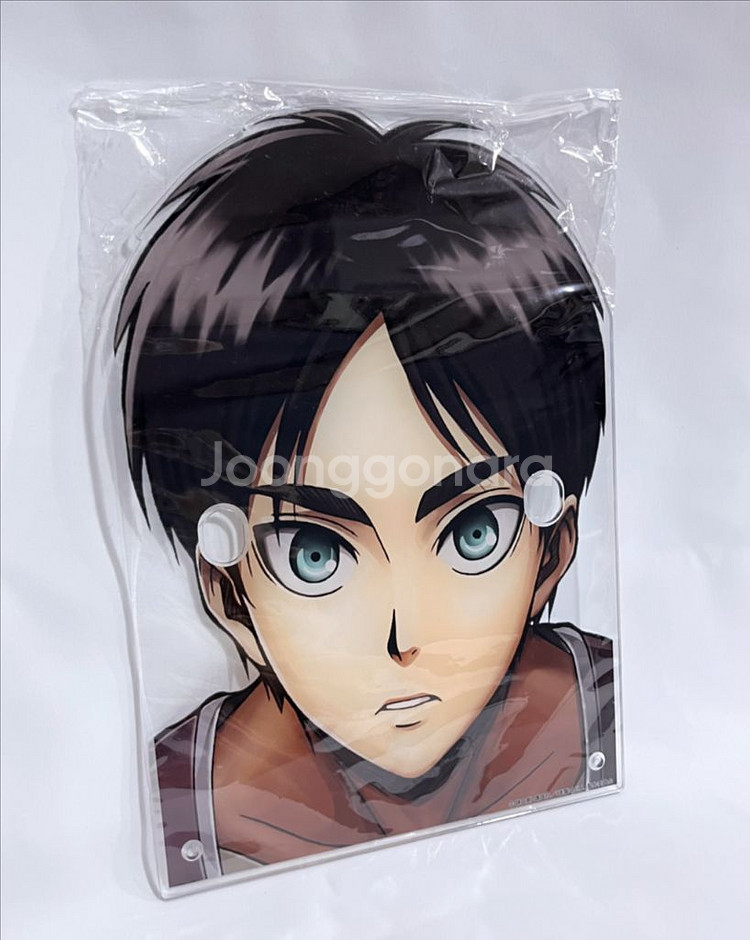 진격의 거인 진격거 에렌 안경 빅아크릴스탠드 거치대--1