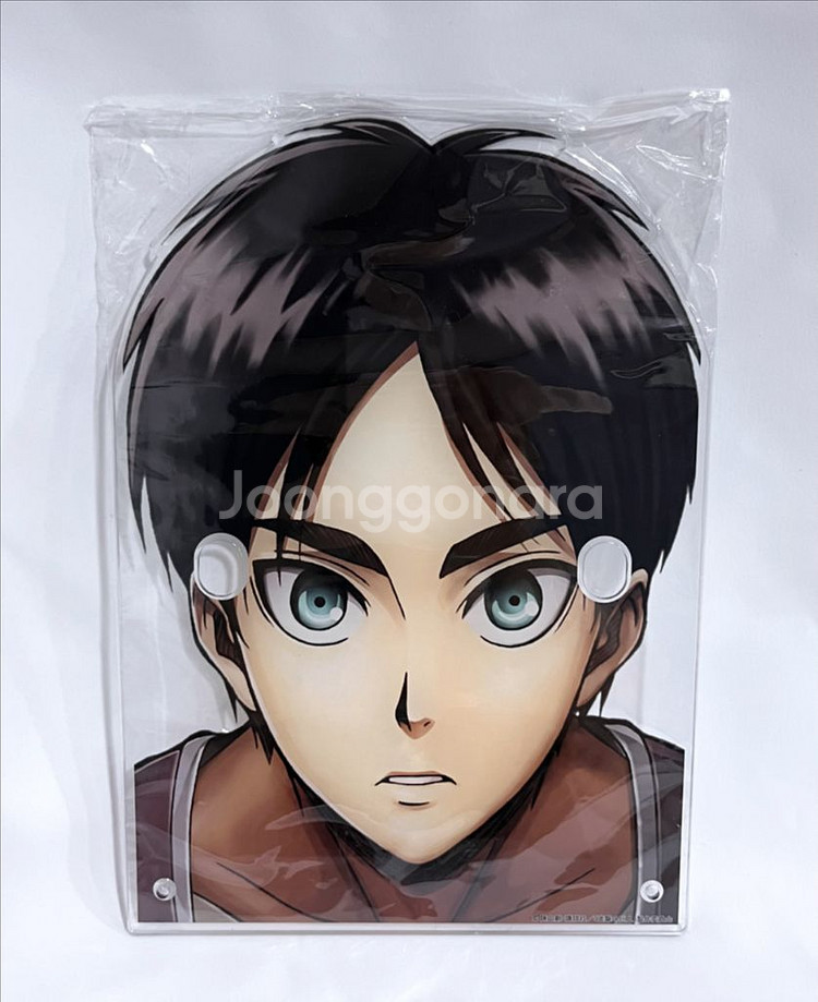 진격의 거인 진격거 에렌 안경 빅아크릴스탠드 거치대--0