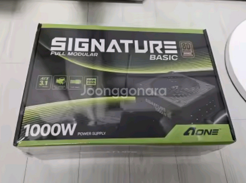 (미개봉)(PC파워) AONE 시그니처 1000W--1