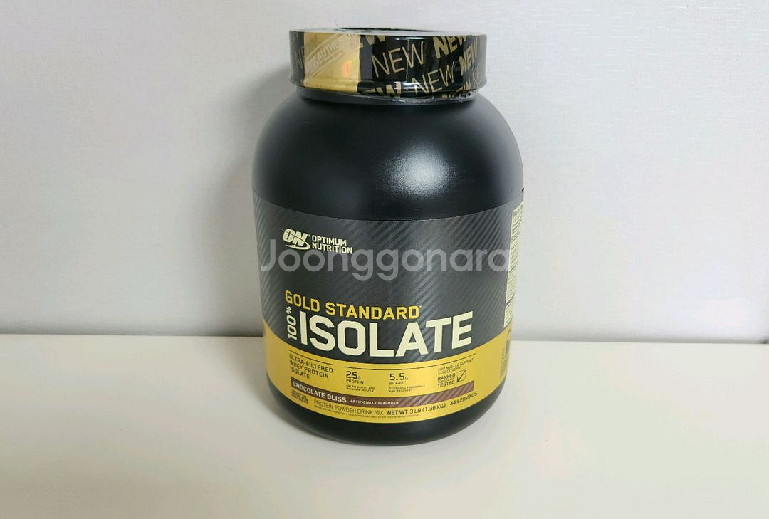 (미개봉) 옵티멈 골드 아이솔레이트 프로틴 1.36kg--0