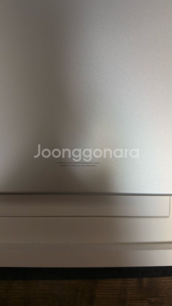 맥북에어 m3 15 (24/1TB)--7