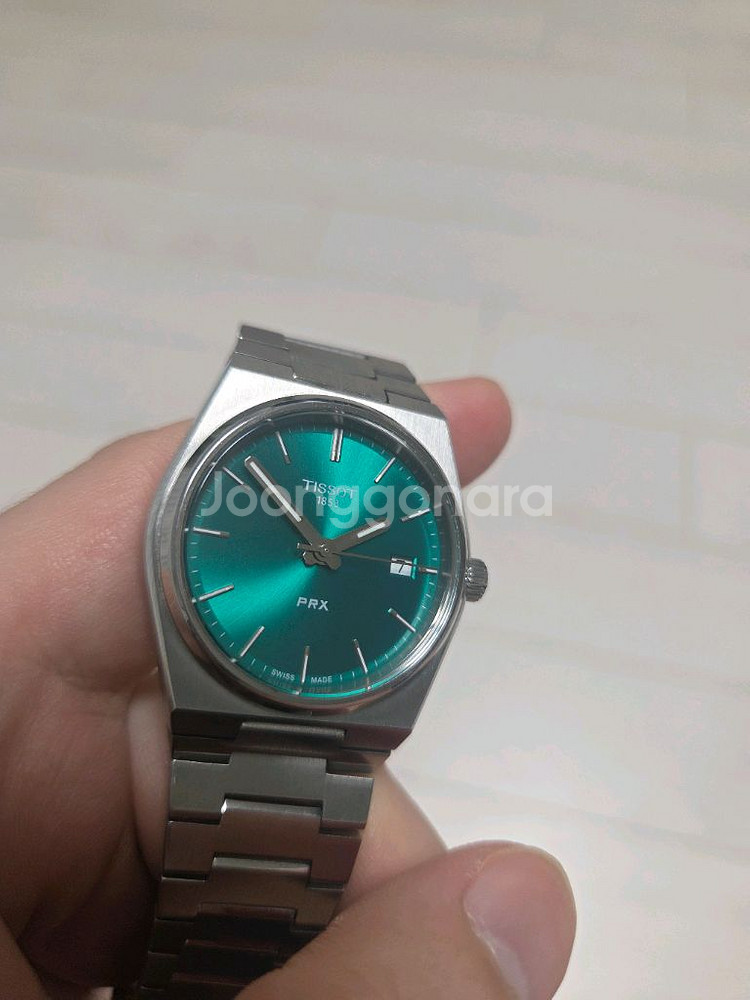 티쏘 prx 35mm 쿼츠 그린--4